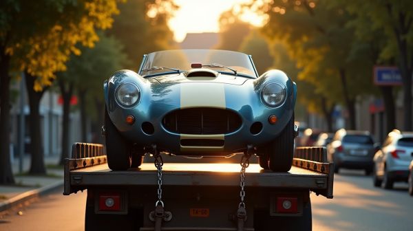 Faire transporter une voiture de collection : précautions et assurance